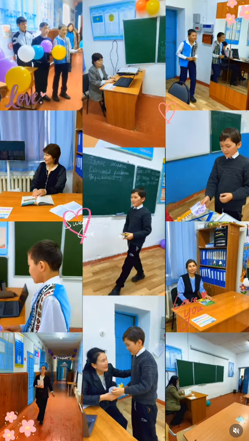 "Жаңалық негізгі орта мектебі " КММ. "Өзін-өзі басқару" ұйымының жоспарға сай 8 наурыз мерекесіне арналған оқушылардың құттықтауы.